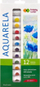 Ngjyra akuareli Happy Color Studio, set 12 ngjyra, 12 ml
