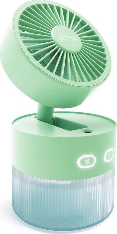 Lagështues ajri me ventilator Media Tech Breeze Fan MT6515, 350ml, portativ, i bardhë