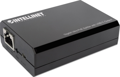 Splitter PoE Intellinet 561693, Gigabit Ultra, dalje USB C, ngjyrë e zezë