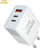 Karikues muri GEPARD PD 40W, 2x USB C, USB A, i bardhë