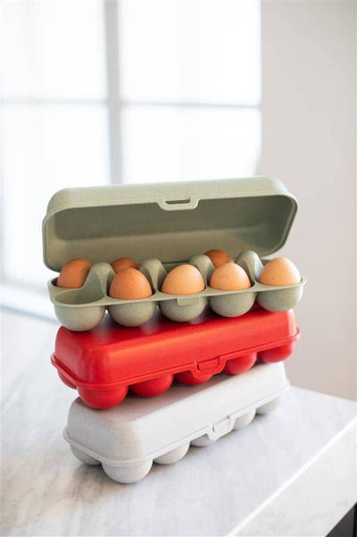 Kuti vezësh Koziol Eggs To Go, 10 vezë, bio, gri
