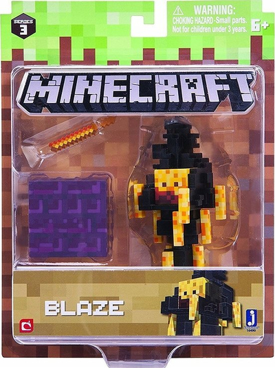 Figurë loje Educa Borras Minecraft, 8 cm, me nyje që lëvizin, shumëngjyrëshe