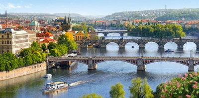Puzzle Castorland Czech Republic Prague Vltava Bridge, 4000 pjesë, shumëngjyrësh
