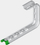 Braket për kabllo BAKS WFCS200 900820, 180mm, 274mm, metalik