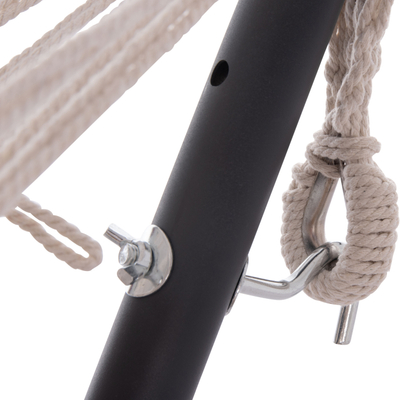 Hamaku kopshti Crave HM6304.02, kornizë metalike 265x93x105 cm, deri 120 kg, bezhë