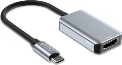 Adapter kabllo USB-C në HDMI Tech Protect UltraBoost, 4K 60Hz, alumin, gri