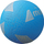 Top volejbolli Molten Soft Volleyball S2Y1250-C, 21cm, 160g, blu
