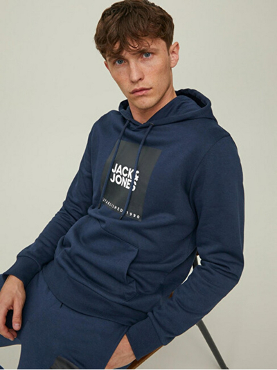 Duks Jack&Jones JJLOCK Regular Fit, i kaltër