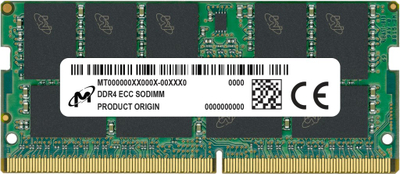 Меморија Micron Crucial, 16GB, DDR4, 3200MHz, ECC SODIMM