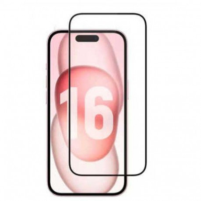 Mbrojtëse ekrani Mocco për Apple iPhone 16 Plus, xham i temperuar Full Glue, mbulim i plotë 5D, transparente