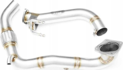 Downpipe shkarkimi VW Scirocco III 1.4 TSI 160HP, 63.5mm, çelik inox