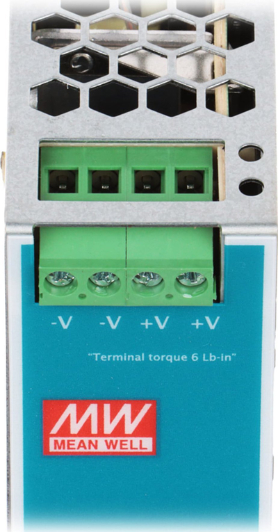 Adaptori furnizim me energji Mean Well NDR-75-12, 75W, 12V DC, gri