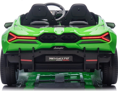 Makina elektrike për fëmijë Lamborghini Revuelto XL STRONG, 24V, rrota të fryrshme, e gjelbër