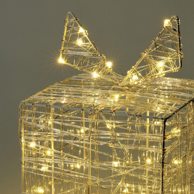 Dekor dritash Home Styling Gift Box, 40 LED, 20cm, dritë e ngrohtë