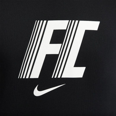 Dukse Nike FC FLC DV9757, rrip elastik, xhep kangur, e zezë