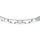 Byzylyk për femra Trussardi T-Logo TJAXC17, 19cm, i argjendtë