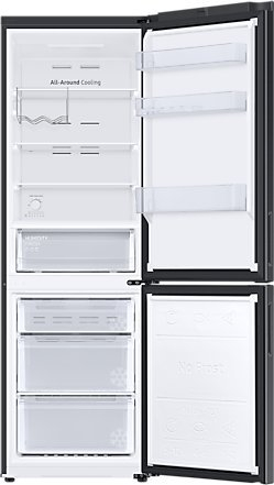 Frigorifer Samsung RB33B612FBN/EF, ngrirës poshtë, No Frost, ngjyrë e zezë