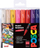 Set markerash UNI Posca PC1MC, 16 copë, majë e rrumbullakët 0.7mm, shumëngjyrësh