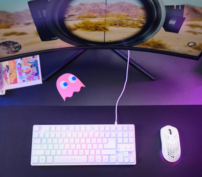 Maus gaming Trust GXT 929 Helox, pa tela, 4800 DPI, i zi