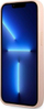 Mbrojtëse telefoni Guess Saffiano Triangle Logo për iPhone 14 Plus 6.7", kasë e fortë, rozë