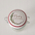 Kavanoz me kapak porcelani CHARLENE, 450 ml, xham transparent, shumëngjyrësh