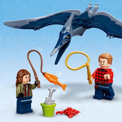 Lodër ndërtesë Lego Jurassic World Pteranodon Tracking 76943, set ndërtimi, me dinosaur