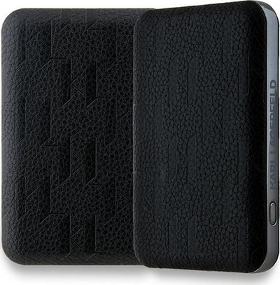 Power bank me karikim me valë Karl Lagerfeld KLPB5FPGKSKIHK, 5000mAh, 15W MagSafe, i zi