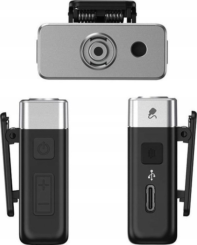 Mikrofon wireless Ulanzi AM18 U-Mic, stereo 2.4G, rreze 100m, i zi