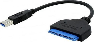 Kabllo adapter USB 3.0 në SATA 2.5", për HDD SSD, i zi