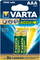 Bateri rikarikuese Varta AAA, 1000 mAh, 2 copë