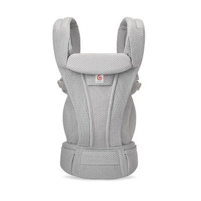 Mbajtëse bebe Ergobaby Omni Deluxe Mesh, SoftFlex Mesh, nga 0-48 muajsh, gri Pearl