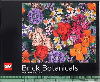 Puzzle Brick Botanicals, 1000 copa, me lule, shumëngjyrësh