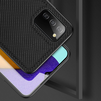 Mbrojtëse telefoni Dux Ducis Fino, Samsung Galaxy A03s, najlon, e zezë