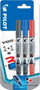 Set markera për tabela të bardha Pilot V-Board Master S, majë shumë e hollë 3.5mm, 3 copë, me ngjyra të ndryshme