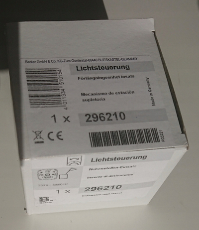 Rregullator drite Berker 2873, 20 500 W, i bardhë