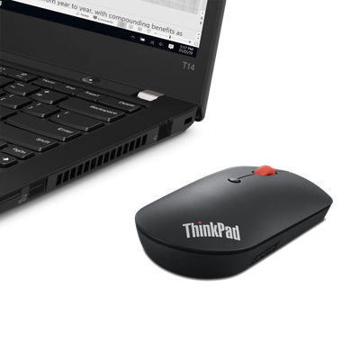 Maus Lenovo ThinkPad Silent Mouse 4Y50X88822, pa zë, Bluetooth, i zi