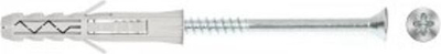 Ankër zgjerues Klimas KRX-8/5X60, 5x60mm, 100 copë, gri