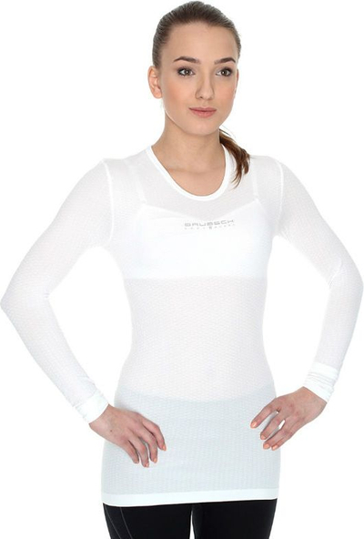 Bluzë termoaktive Brubeck Base Layer LS10850 për goca, me mëngë të gjata, madhësia L, e zezë