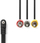 Kabllo audio video Nedis, 3.5 mm në 3x RCA, 2 m, e zezë