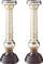 Set mbajtëse qirinjsh IMARTI Glass, 2 copë, 40 cm, ngjyrë ari