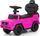 Makinë lodër ride-on Milly Mally Mercedes G350D, me dorezë prindi, rozë