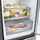 Frigorifer i kombinuar LG GBB72PZVCN1, 384L, inox, argjendtë