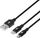 Kabllo TB USB-A, 2në1, e zezë