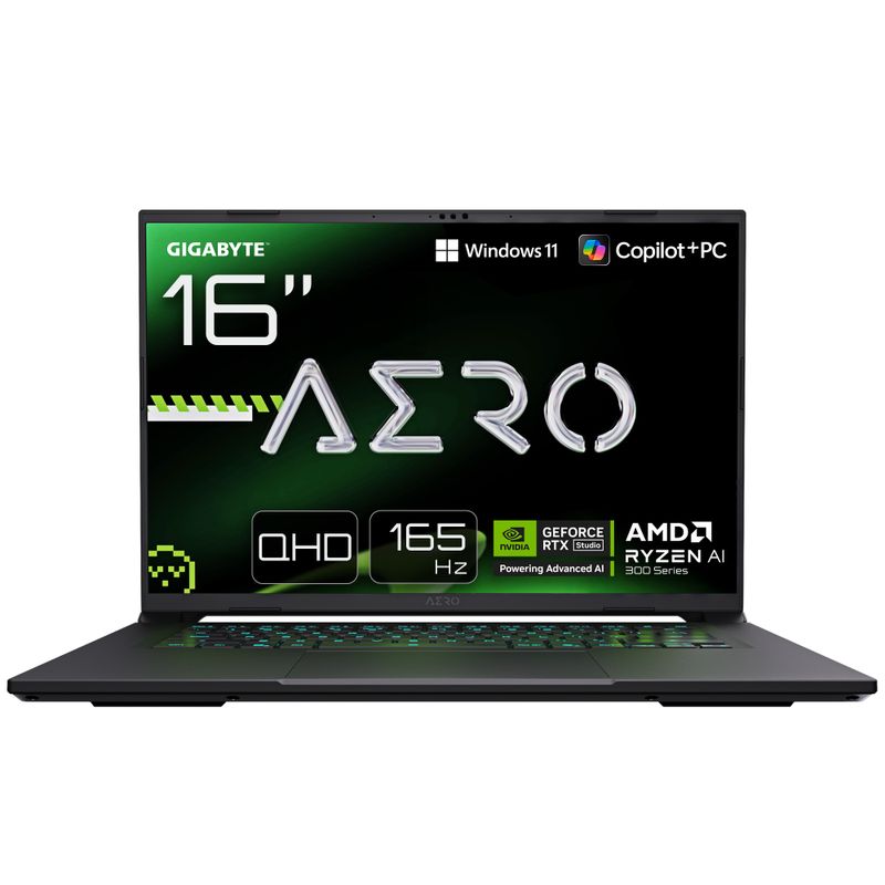 Laptop Gigabyte AERO X16, 16", Intel Core i7, 16GB RAM, 1TB SSD, NVIDIA GeForce RTX 5060, gri