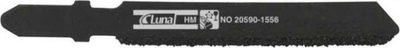 Сечило за нишална пила Луна ХМ 20590-1556, 55x8x1.0 mm, 1 парче, црно