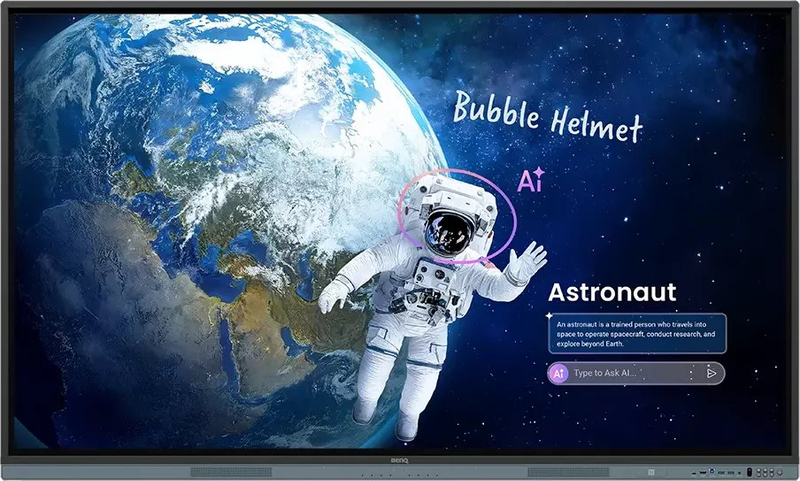 Ekran interaktiv BenQ RM6505, 65", UHD, Android