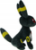Lodër pelushi Pokemon Umbreon, 20 cm, origjinale, e zezë