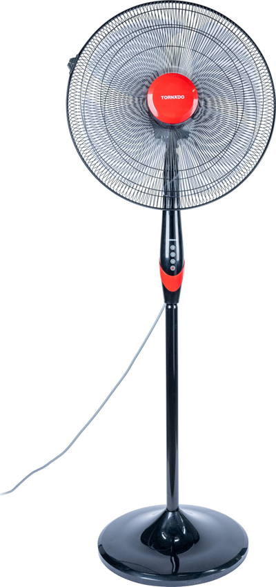 Ventilator me këmbë Tornado TSF-18XW, 16", 60W, i zi