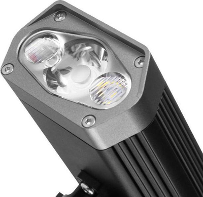 Dritë përpara biçiklete Mactronic Trailblazer, 2000 lumen, rikarikueshme me USB, e zezë