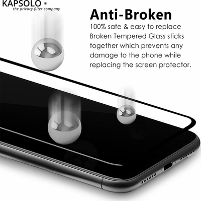 Xham mbrojtës KAPSOLO për iPhone 12 Pro Max, tempered glass, fortësi 9H, transparent